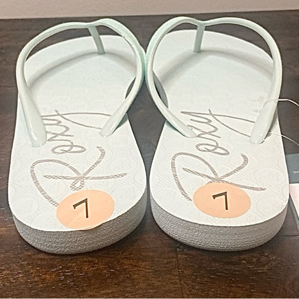 Roxy Lumina Lite V Flip Flops in Seafoam Size Women’s 7 NEW with Tags - Picture 4 of 9